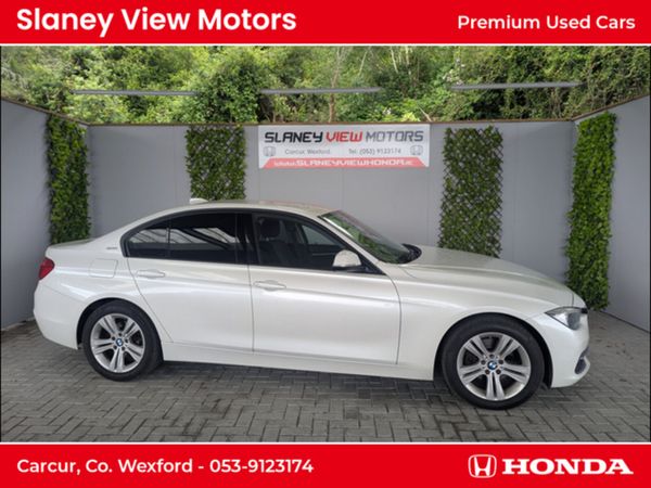 BMW 3-Series Saloon, Petrol Hybrid, 2016, White