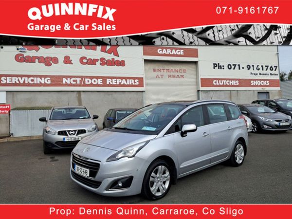 Peugeot 5008 MPV, Diesel, 2016, Grey