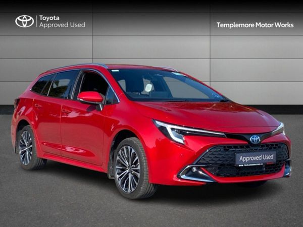 Toyota Corolla Estate, Hybrid, 2024, Red