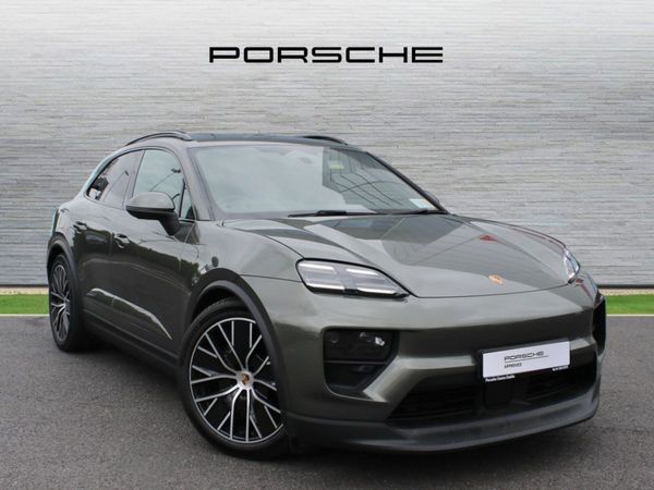 Porsche Macan SUV, Electric, 2025, Green