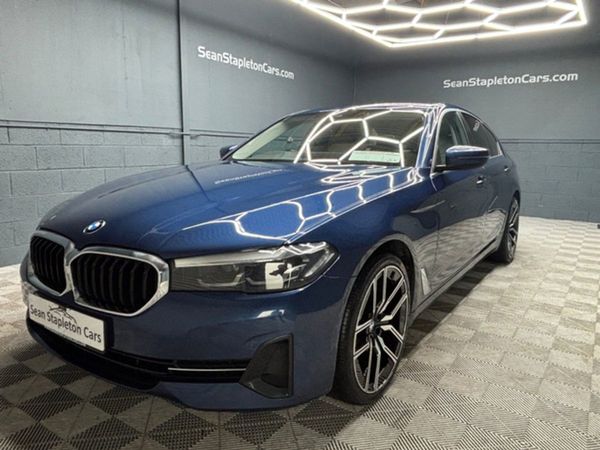 BMW 5-Series Saloon, Diesel, 2021, Blue
