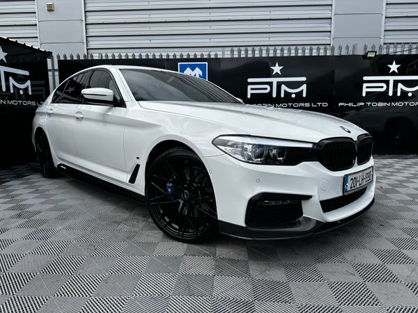 BMW 5-Series Saloon, Petrol Plug-in Hybrid, 2020, White