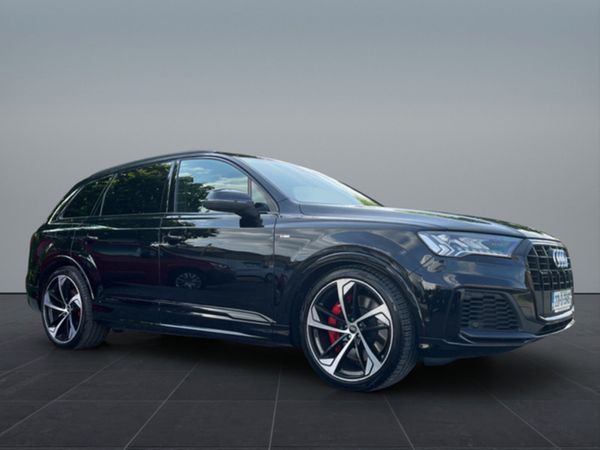 Audi Q7 Estate, Petrol Hybrid, 2022, Black