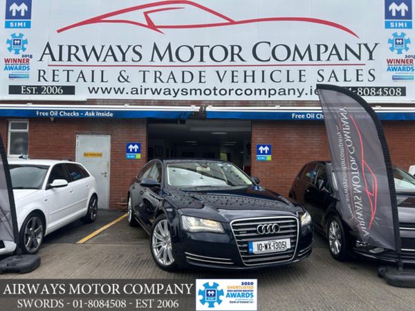 Audi A8 Saloon, Diesel, 2010, Blue