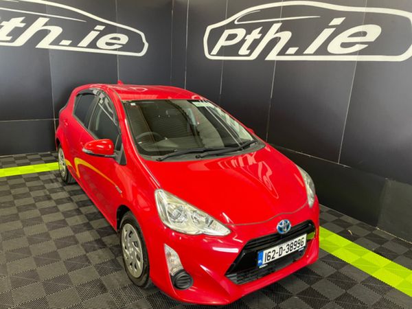 Toyota Aqua Hatchback, Petrol Hybrid, 2016, Red