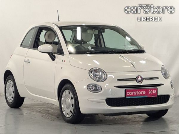 Fiat 500 Hatchback, Petrol, 2018, White