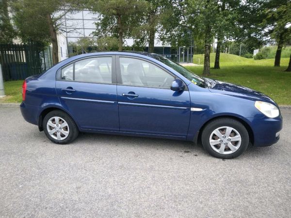 Hyundai Accent Saloon, Petrol, 2008, Blue