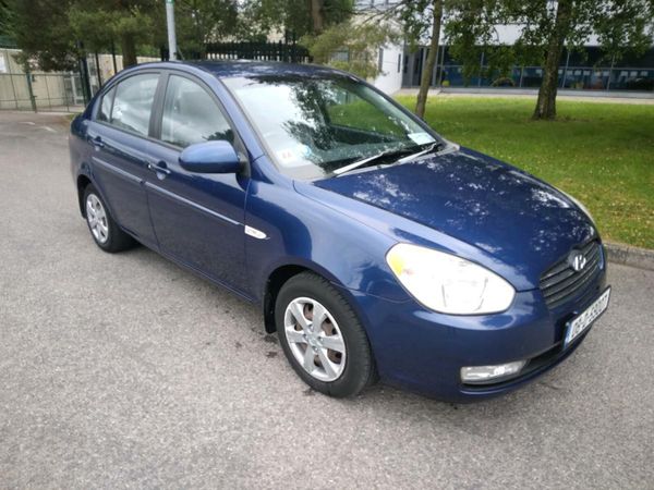 Hyundai Accent Saloon, Petrol, 2008, Blue