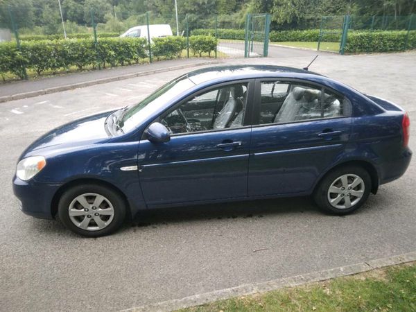 Hyundai Accent Saloon, Petrol, 2008, Blue