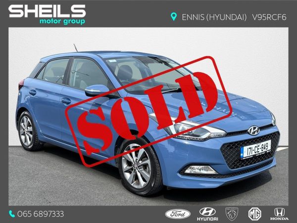 Hyundai i20 Hatchback, Petrol, 2017, Blue