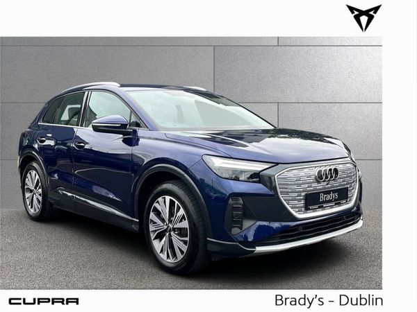 Audi Q4 e-tron SUV, Electric, 2024, Blue