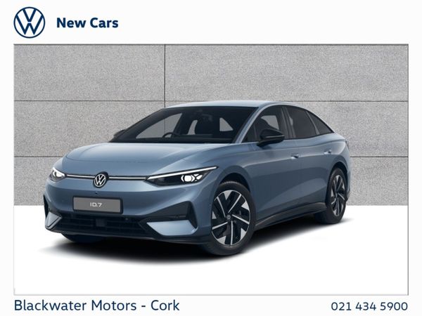 Volkswagen ID.7 Saloon, Electric, 2025, Blue