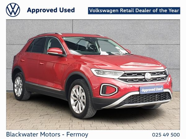 Volkswagen T-Roc Hatchback, Petrol, 2024, Red