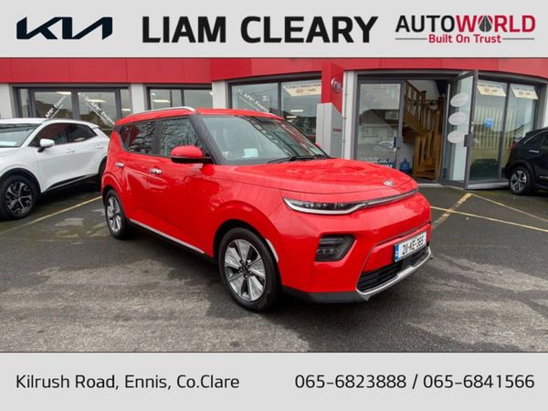 Kia Soul Hatchback, Electric, 2021, Red