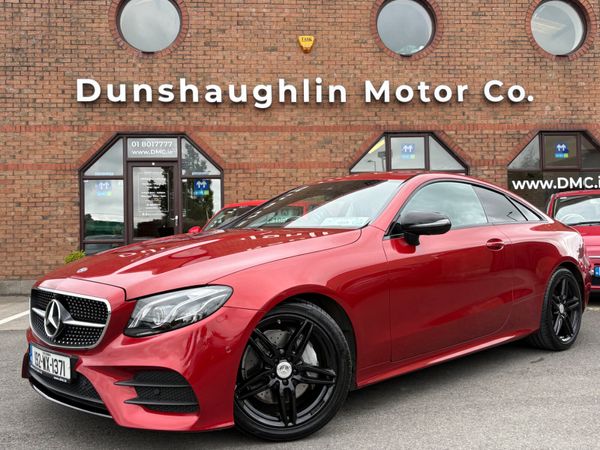 Mercedes-Benz E-Class Coupe, Diesel, 2019, Red