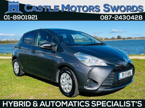 Toyota Vitz Hatchback, Petrol Hybrid, 2018, Grey