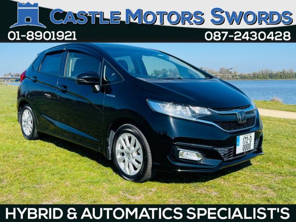Honda Fit Hatchback, Petrol Hybrid, 2017, Black