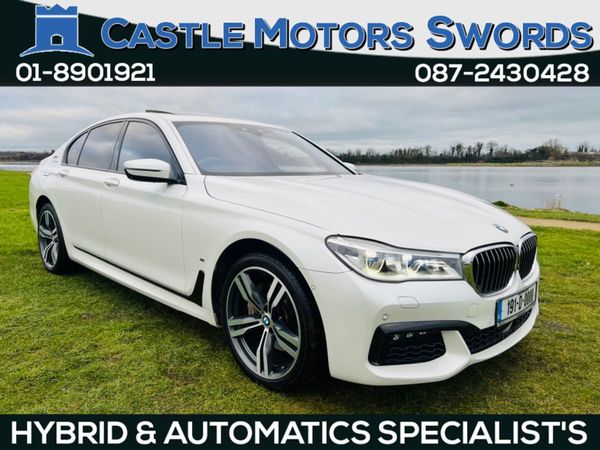 BMW 7-Series Saloon, Petrol Plug-in Hybrid, 2019, White