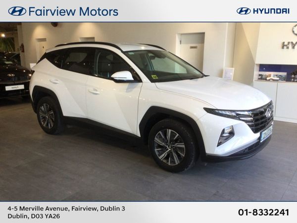 Hyundai Tucson SUV, Petrol Hybrid, 2022, White