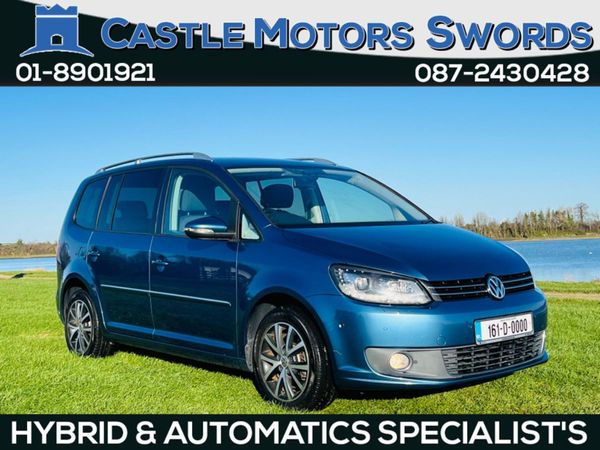 Volkswagen Touran MPV, Petrol, 2016, Blue