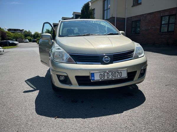 Nissan Tiida Saloon, Petrol, 2008, Silver