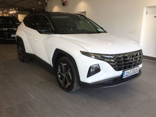 Hyundai Tucson SUV, Petrol Hybrid, 2022, White