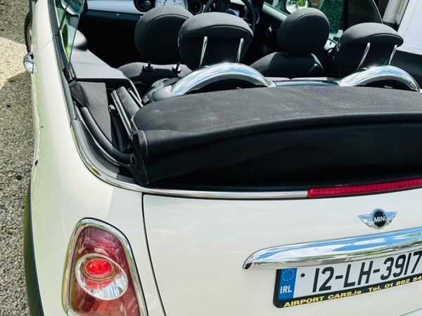 Mini One Convertible, Petrol, 2012, White