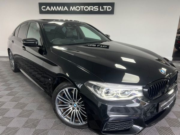 BMW 5-Series Saloon, Hybrid, 2020, Black