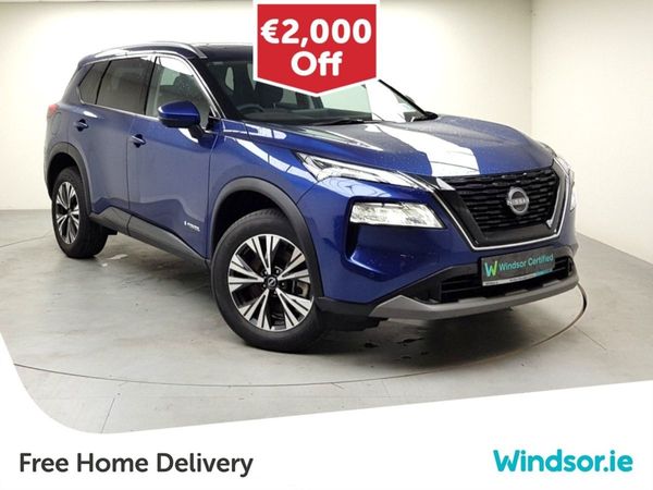 Nissan X-Trail SUV, Petrol Hybrid, 2024, Blue