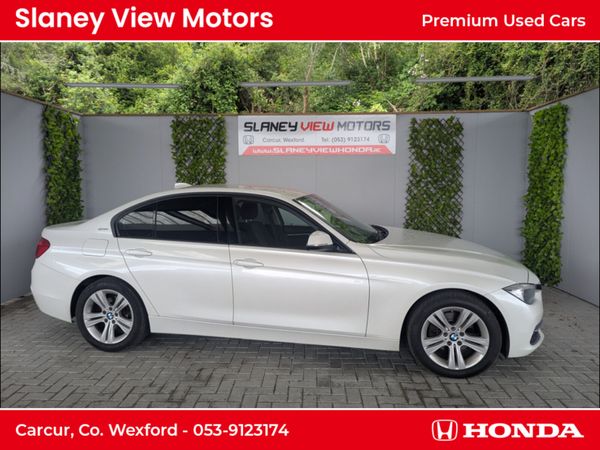 BMW 3-Series Saloon, Petrol Hybrid, 2016, White