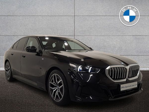 BMW 5-Series Saloon, Petrol Plug-in Hybrid, 2024, Black