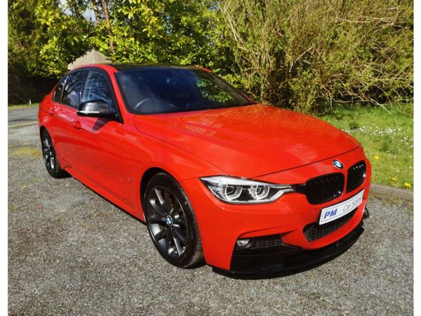 BMW 3-Series Saloon, Petrol Plug-in Hybrid, 2016, Red