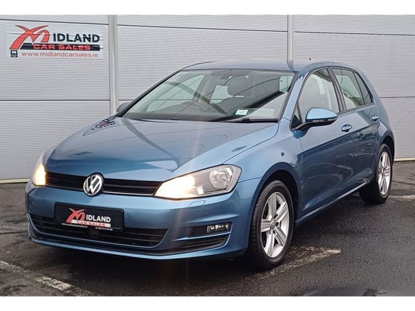 Volkswagen Golf Hatchback, Diesel, 2017, Blue