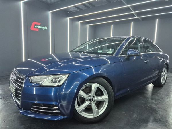 Audi A4 Saloon, Diesel, 2017, Blue