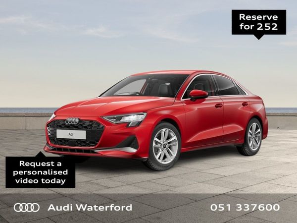 Audi A3 Saloon, Diesel, 2025, Red