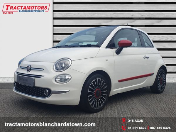 Fiat 500 Hatchback, Petrol, 2016, White