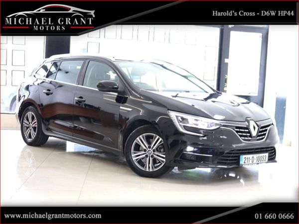 Renault Megane Estate, Petrol Plug-in Hybrid, 2021, Black