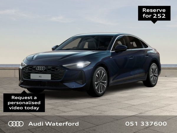 Audi A5 Saloon, Petrol Hybrid, 2025, Blue