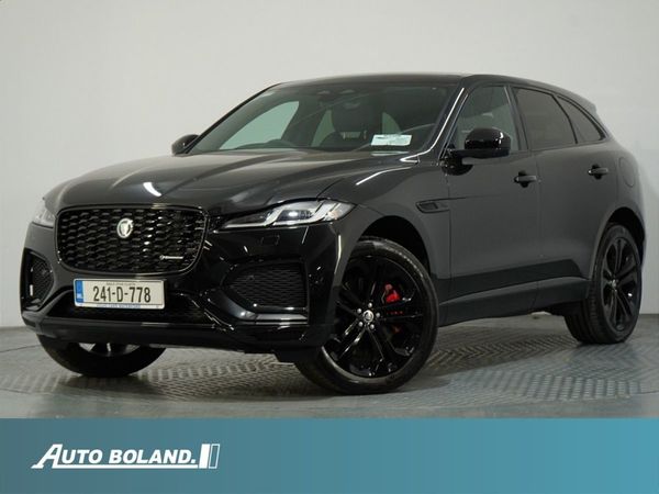 Jaguar F-Pace SUV, Petrol Plug-in Hybrid, 2024, Black