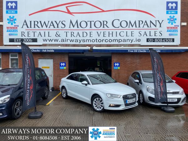 Audi A3 Saloon, Petrol, 2014, White
