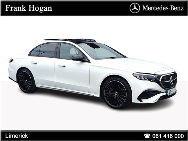 Mercedes-Benz E-Class Saloon, Diesel Plug-in Hybrid, 2025, White