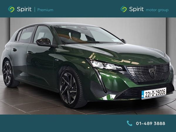 Peugeot 308 Hatchback, Petrol Plug-in Hybrid, 2022, Green