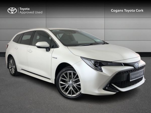 Toyota Corolla Estate, Petrol Hybrid, 2020, White