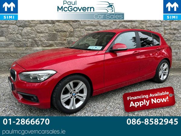 BMW 1-Series Hatchback, Diesel, 2016, Red