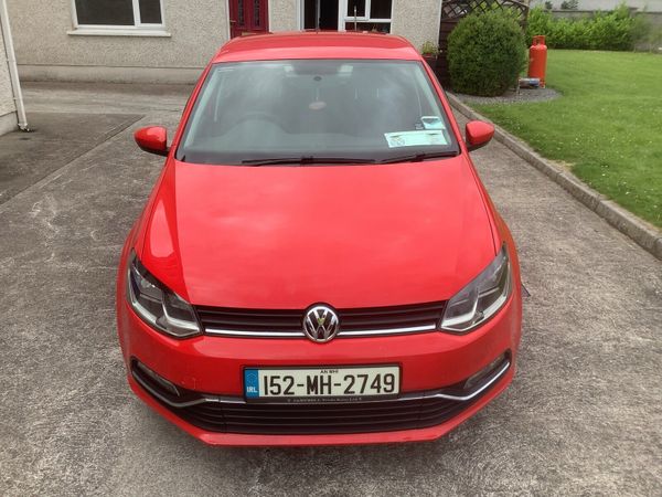 Volkswagen Polo Hatchback, Diesel, 2015, Red