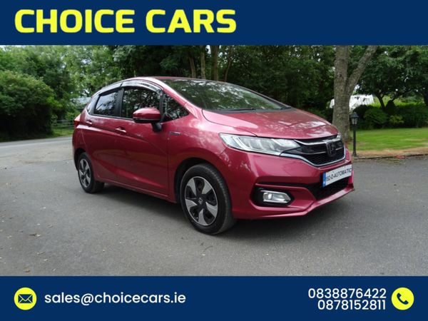 Honda Fit Hatchback, Petrol Hybrid, 2018, Red