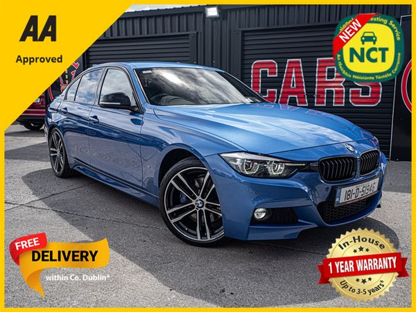 BMW 3-Series Saloon, Petrol Plug-in Hybrid, 2018, Blue