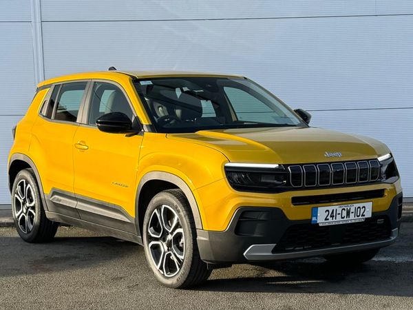Jeep Avenger MPV, Electric, 2024, Yellow