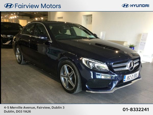 Mercedes-Benz C-Class Saloon, Petrol, 2018, Blue