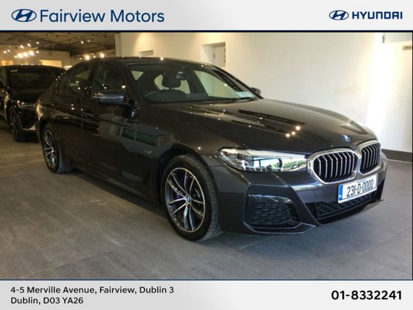 BMW 5-Series Saloon, Petrol Plug-in Hybrid, 2023, Grey